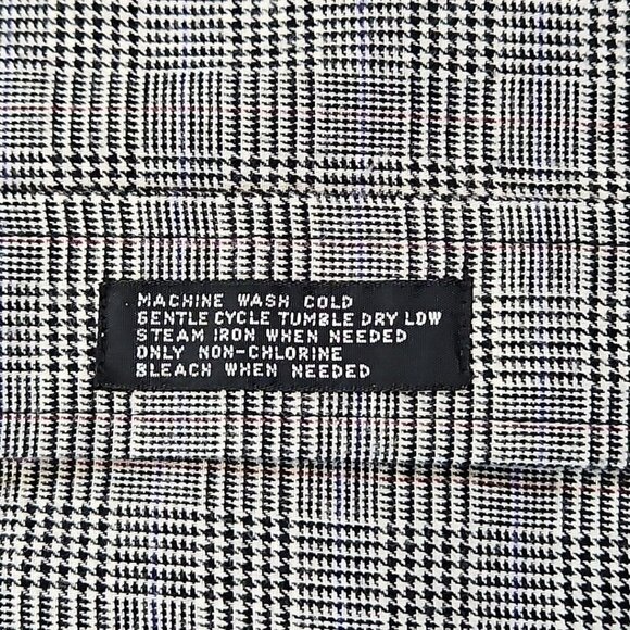 Preswick & Moore Button Down Shirt Men's Medium Houndstooth Quiet Luxury - Picture 9 of 15
